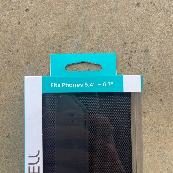 QUIKCELL CONSUL Wallet Slim Universal Case Sleek Protection With Belt Clip-Black - Picture 2 of 4